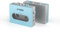 FiiO CP13 Tragbarer Kassettenspieler mit 3,5-mm-Kopfhöreranschluss, extrem niedrig Wow und Flutter, angetrieben durch Typ-C- oder Lithium-Batterie (himmelblau)