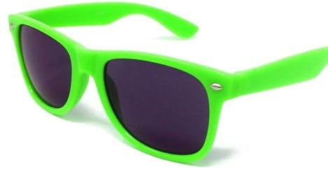 Adults Classic Sunglasses with UV400 Protection - Unisex (Green)