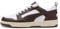 PUMA Rebound V6 Low Unisex Sneaker, Puma White Chocolate Alpine Snow, 42 EU