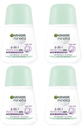 GARNIER DEO ROLL ON PROTECT 6 FLORAL FRESH 50 ML PACK OF 6
