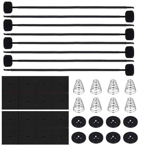 2 Sets 40pcs Car Fan Mounting Kit, Electric Radiator Auto Fan Mounting Kit Transmission Cooler Mounting Kit Radiator Fan Zip Ties Straps Accessories for Car Electric Cooling Fan Installation
