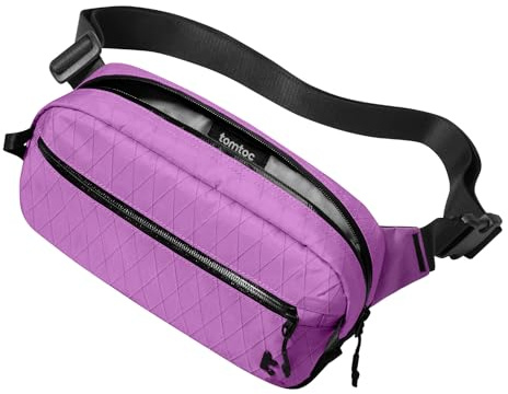 tomtoc Aviator-T35 3.5L X-Pac Sling Bag for Nintendo Switch 2 – RFID Blocking Anti-Theft Crossbody Bag for Men & Women, Water-Resistant Lightweight Chest Shoulder Bag for Travel, Daily Use