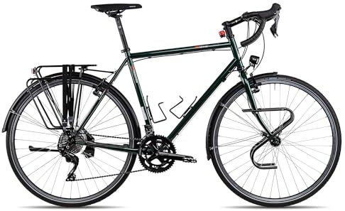 VSF TX-Randonneur Bike Premium Touring Trekking Bike in 28 Zoll Aluminium V-Brake Fahrrad für Jungen Mädchen Damen und Herren 22 Gang-Schaltung Mountainbike Crossbike