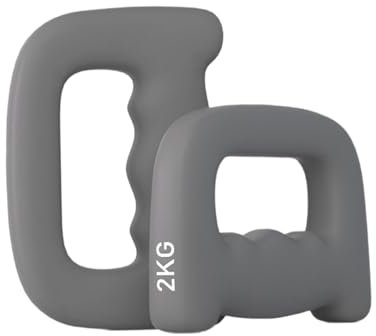 Harilla 2 Stück Boxhanteln Handgewicht Ergonomische Multifunktions-Handgewicht-Griffhantel für Jogging-Walking-Trainingsgeräte, 2 Kg