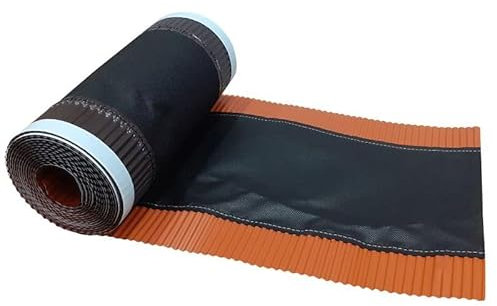 Firstrolle Gratrolle ziegelrot 310 mm x 5 m zur Abdichtung von First und Grat bei Steildächern - Firstband Gratband Rollfirst Grat First Dach