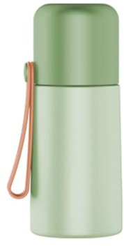 IWENZHKPA Botella Agua Para Gimnasio Taza Termo De Acero Inoxidable, Taza De Té Guisada, Taza De Agua Portátil For Exteriores Botella Agua Para Deporte(Grün)