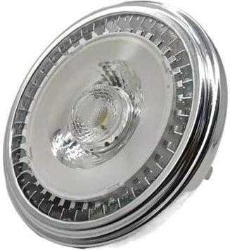 fortunate lights Pack of 4, LED Grille Light G53 10W/12W AC220V Dimmable AR111 LED Spotlight Light Source(White,12w)