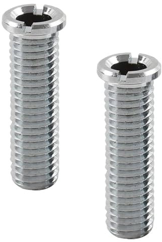 SMLOPLOM 2 viti cave per lavello, per lavelli da cucina, accessori per lavello, durevoli, non facili da arrugginire, argento