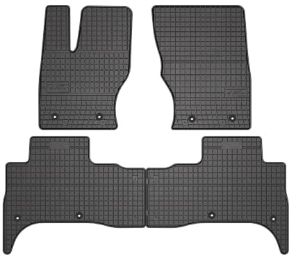 Wielganizator SolidPRO Gummimatten passend für Range Rover Sport II (2013-2022) | Qualität: Premium - Genaue Passform, rutschfest 4-teilig Fußmatten- Schwarz