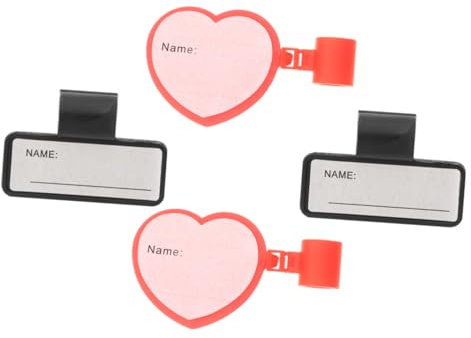 COOPHYA 4stücke Namensschilder Für Stethoskope Leere Namensschilder Aus Kunststoff Tragbare Identifikationsschilder Hochwertige Verarbeitung Robust Und Verformungsbeständig