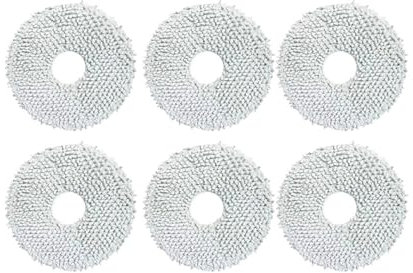 Tbrov Paño de fregona Compatible con repuestos for aspiradoras Robot Xiaomi S10+ / S10 Plus / B105(6..pcs)