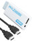 Wii to HDMI Adapter with HDMI Cable and 3.5mm Audio Output,Plug and Play Video Converter for Nintendo Wii to HDTV Supports 720P 1080P Display Modes Compatible with Smart TV and Monitor