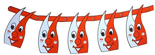 Große Wimpelkette ~ Domi ~ Kölner Dom Dekoration Wimpel Karneval Girlande