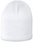 Sterntaler OCS Strickmütze - Klassische Babymütze aus Baumwollgarn (Bio) - Unisex Übergangsmütze ab Geburt - Basic Kopfbedeckung - Beanie Mütze einfarbig - weiß, Größe 43