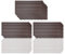 S SIENOC 11 Stück/ca. 2m² WPC Terrassenfliesen |Terrassendielen 60x30 cm | WPC DIY Fliesen Holz Kunststoff Composite Outdoor Bodenbelag | Antikorrosion | (11 Stück / 2 m²) Dunkelbraun