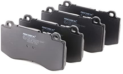 RIDEX Bremsbeläge Satz Bremsklötze Bremssteine Set Vorne | Low-Metallic | ECE-R90 402B0477