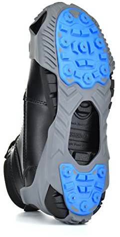 Winter Walking High-Pro Ice Cleat, Heavy-Duty Industrial Grade Traction Aid for Walking on Snow and Ice, Size Medium (1 Pair)