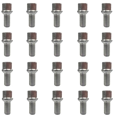20 Radschrauben Radbolzen Kugelbund M14x1,5 33mm kompatibel mit Porsche VW