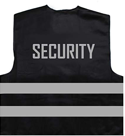 Mister Warnwesto Warnweste - Signalweste - Security - Warnweste mit reflektierendem Aufdruck ID: 002