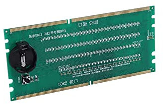VBESTLIFE PC Desktop Mainboard Board DDR 2/DDR 3 RAM Memory Slot Tester Card with LED Light