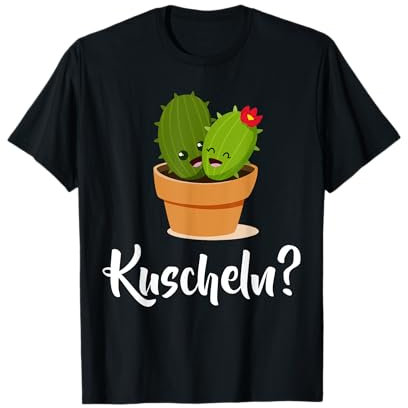 Kaktus Kuscheln Lustiges Kuschelparty Free Hugs Geschenk T-Shirt