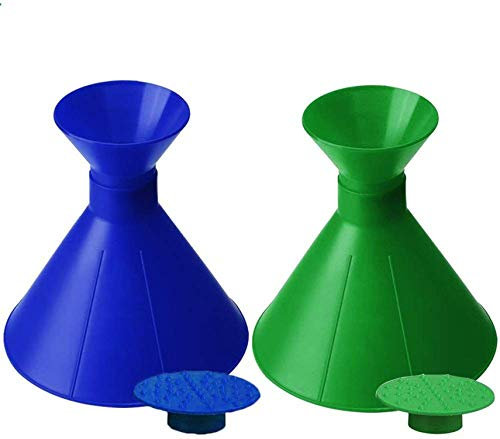 2 Stücke Auto Eiskratzer Runde Magie Kegelförmigen Eiskratzer Schneeräumer Schälgerät