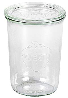 WECK Rundrandglas Sturz 0,75 l mit Deckel