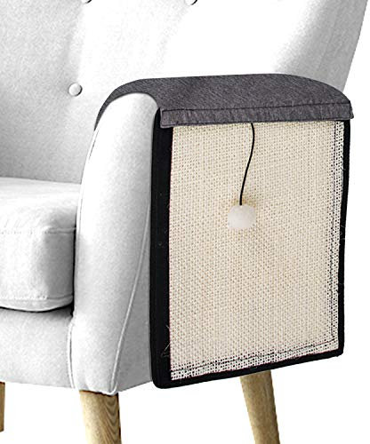 EONAZE Rascador para Gatos - Afilador de uñas de sisal para Mascotas, Rascarse Mat de Gatos para Esquina de sofá o sillón (110 * 29cm)