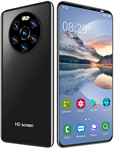 Sorandy Smartphone Economici in Offerta, Mate40 PRO Smartphone Offerta del Giorno 3G, 2200mAh Batteria Cellulari Offerte, 128GB Espandibili Cellulare, Dual SIM Economici Telefoni Mobile(Nero)