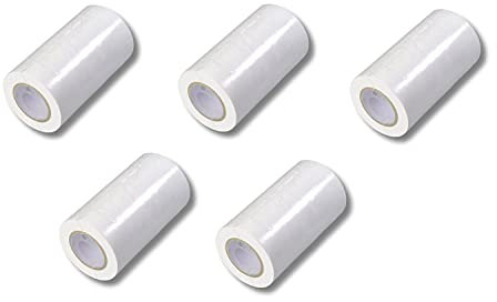 5 Rollen AGRIplus Silofolienklebeband/Reparaturklebeband - Zum Abdichten von Löchern und Risse - 100 mm Breite - 10 m Länge - Weiß