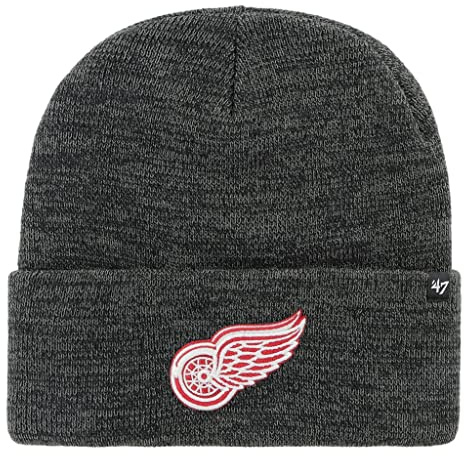 '47 Detroit Red Wings Tabernacle NHL Cuff Beanie Wintermütze Dunkelgrau