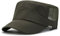 Jarseila Trucker Cap Herren Classic Flat Top Cap Army Cap Military Cap Dünn Leicht Schnelltrocknend Baseball Cap Damen Mesh Cap Sommer Outdoor, Verstellbar, Polyester, Grün