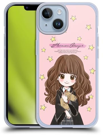 Head Case Designs Offizielle Harry Potter Hermione Granger Deathly Hallows XXXVII Gel Handyhülle Hülle [Militärischer Schutzgrad] Kompatibel mit Apple iPhone 14
