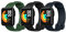 MoKo 3 Pezzi Cinturino Compatibile con Xiaomi Mi Watch Lite/Redmi Watch, Braccialetto Sportivo di Ricambio in Morbido Silicone - Nero/Blu Inchiostro/Verde Scuro
