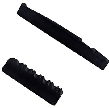 Milisten Classical Guitar Black Replacement Nut and for Bone Guitar Bridge Acoustic Lug Nuts Guitar Nut