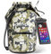 Earth Pak – Wasserdichter Packsack mit Schultergurt und wasserfester Handyhülle – Ideale Rolltop Tasche beim Kajak Fahren, Wandern, Camping, Angeln, Bootfahren und Rafting (Tarnung, 20L)