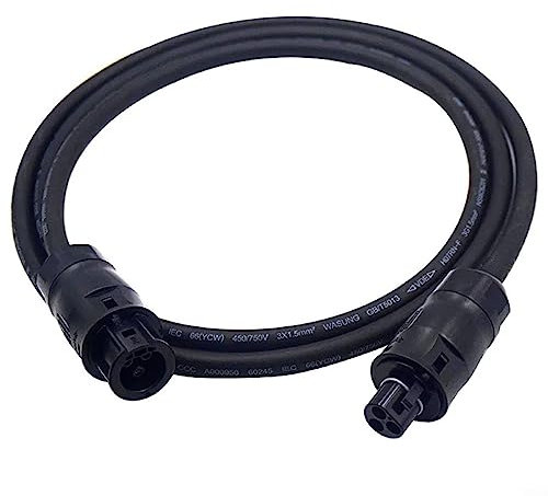 Micro onduleur connecté, câble de connexion avec BC01 femelle vers prise adaptateur d'extension pour micro onduleurs 3 mètres