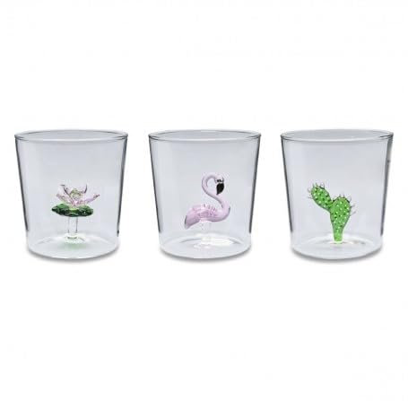 HENRIETTE Set 6 Bicchieri Exotic Land Treasure