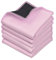 Eco-Fused Panni in Microfibra Doppia Faccia - Confezione da 5-6,6 x 6,2 pollici - Panno in Microfibra e Camoscio per Smartphone, TV LCD, Tablet, Schermi Laptop, Lenti Fotocamera (Rosa)