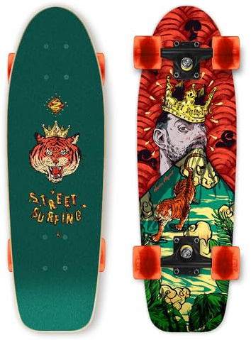 Streetsurfing Cruiser Cruiser Kicktail 28'' Royal Tiger
