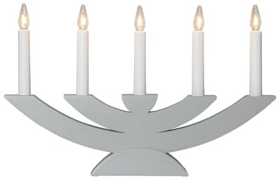 Schwibbo Holz-Leuchter Navida (klein, hellgrau)
