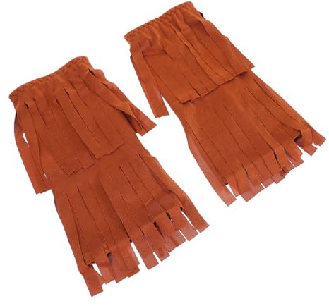 HOODANCOS 1paar Fransen-stiefelüberzüge Für Damen Retro-Design Für Bühnenauftritte Und Musikfestivals Bequem Und Langlebig Für Besondere Anlässe Und Feierliche Events