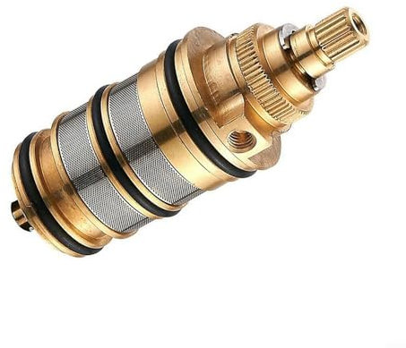 Cartucho de válvula universal de repuesto, Cartucho Grifo Termostatico de Cerámica de Latón, Casquillo de Cuarto de Vuelta para Válvula Mezcladora de Ducha, Mejora tu Ducha