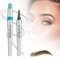 Augenbrauenstift, Wasserdichter 3d Augenbrauenstift mit 4 Gabelspitzen, Flüssiger Augenbrauenstift, Langlebiger Augenbrauen Microblading Stift, für Frauen und Mädchen (Hellbraun)