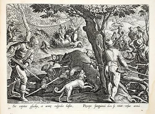 ZHAOSHAN Leinwandbilder, Poster, 58 x 90 cm, ohne Rahmen, Vogelfänger mit Fallen mit Ködern mit Ratten, um Falken zu fangen, von Jan Van Der Straet