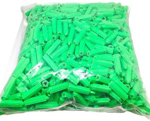 Lot de 200 chevilles pour vis M8, chevilles murales en béton pour mur de briques, cloisons sèches, vis autotaraudeuses