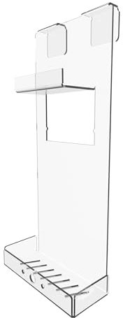 REGPLEX REALIZZIAMO LE TUE IDEE Porta Shampoo da Doccia in Plexiglass - Installazione Facile senza Forare, Adatto per Box Doccia 30mm - Design Monoblocco, Made in Italy