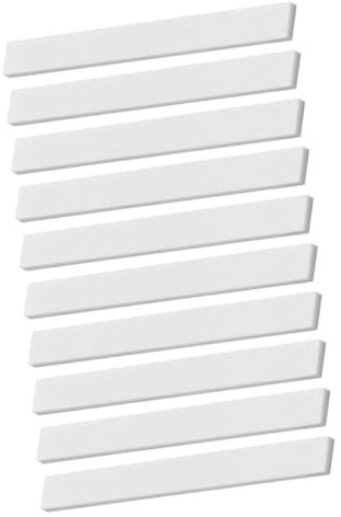 GLSTOY 10pcs Guitar Bone Nut Blanks Bass Guitar Accessory Replacement Classical Nut for Acoustic