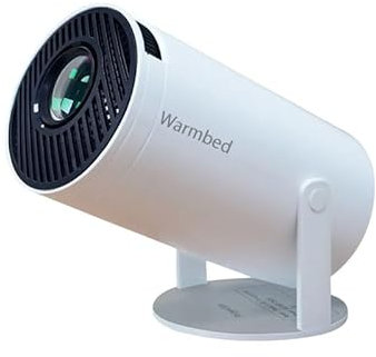 Mini projector, 150 ANSI Lumens LCD, Supports 4K Resolution & 200-inch Screen, Android 11 System, Dual-Band WiFi6/BT5.0, HDMI/USB Ports, 100,000-Hour LED Light Source, Portable Compact Design