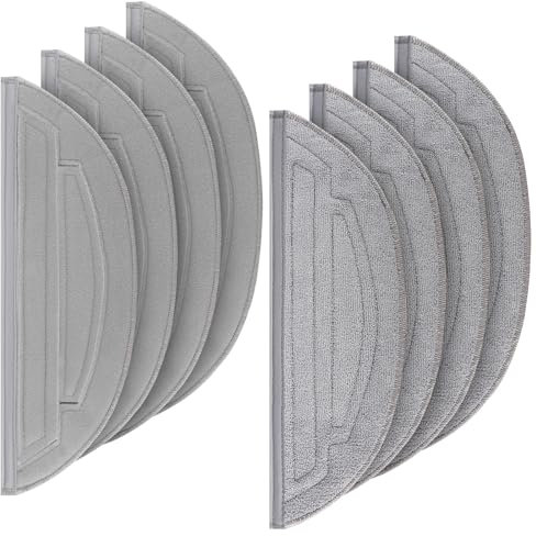 Mop Pads for Roborock S8 MaxV Ultra / S8 Max Ultra Robot Vacuum Cleaner, with Dual Sonic Vibrations Modules, Mop Pad Replacement Accessories 8 Pack